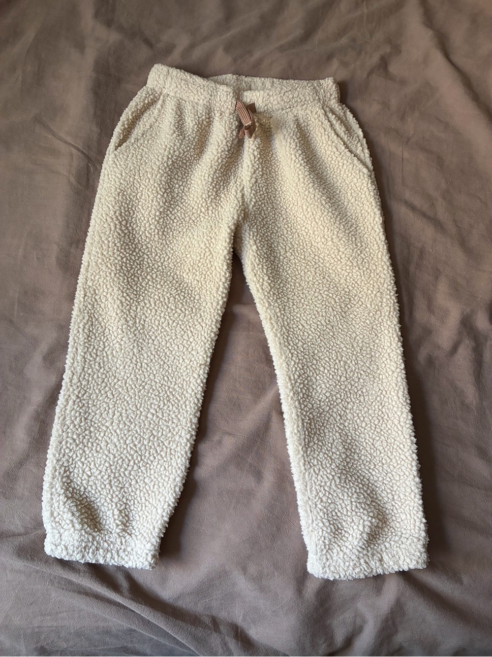 OshKosh B'gosh Cream Sherpa sweatpants Bottoms